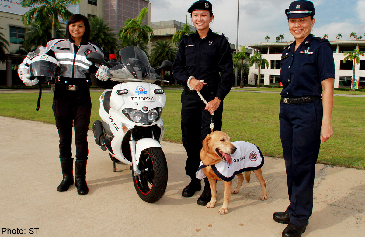 Female Police Officers Hold Their Own In The Front Line, Singapore News ...